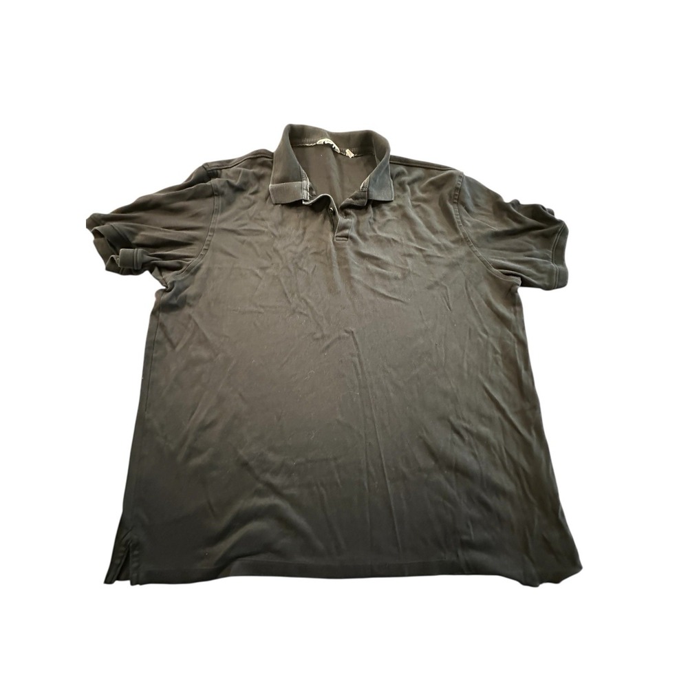 Calvin Klein‎ Shirt Pullover Mens Size Large Black Short Sleeve Classic EUC